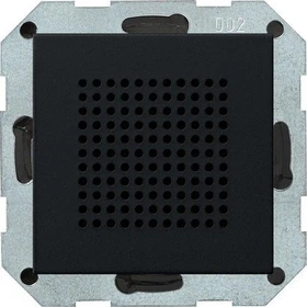 Gira System 55 Lautsprecher Unterputz-Radio RDS, schwarz matt