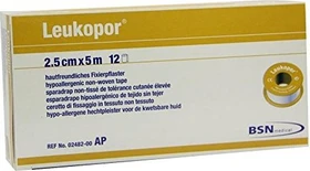 BSN medical Leukopor Fixierpflaster,  2.5cm x 5m,    12 Stück