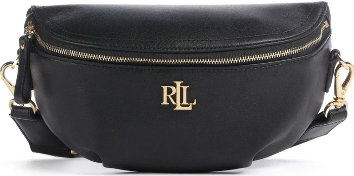 Ralph Lauren Marcy Leder Bauchtasche schwarz