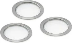 Naber Riflett 1 LED 4000K Einbauleuchte ohne Schalter edelstahl, 3 Stück