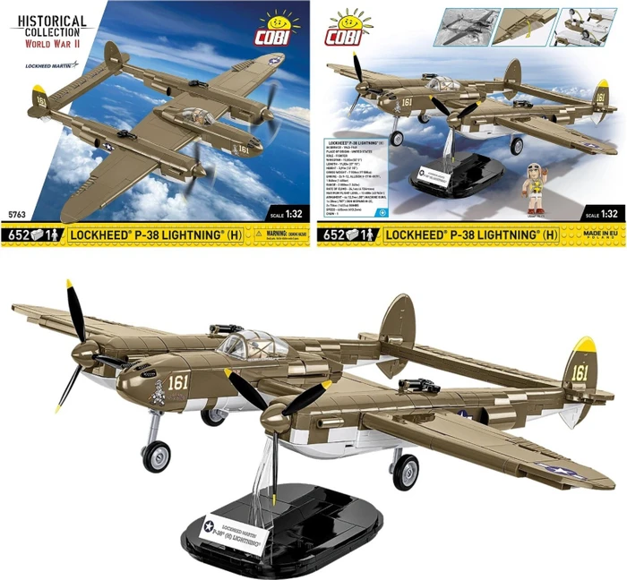 Cobi Historical Collection WW2 Lockheed P-38H Lightning