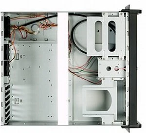 Fantec TCG-3830KX07-1, schwarz, 3HE
