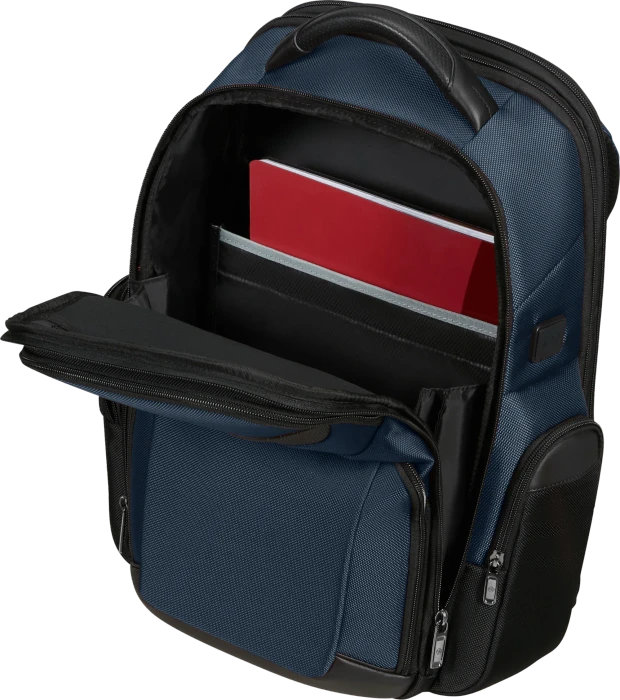 Samsonite Pro-DLX 6, Rucksack, expandable, 15.6", blau
