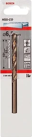 Bosch Professional HSS-Co Spiralbohrer, 6.5x63x101mm, 1 Stück