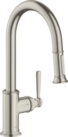 Hansgrohe Axor Montreux 260 mit Ausziehbrause edelstahloptik