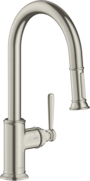 Hansgrohe Axor Montreux 260 mit Ausziehbrause edelstahloptik