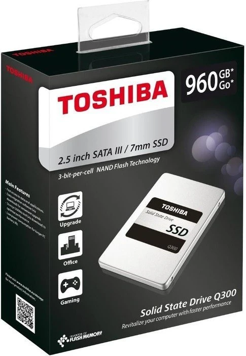 KIOXIA Q300 960GB, 2.5" / SATA 6Gb/s, retail