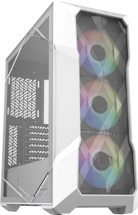 Cooler Master MasterBox TD500 Mesh V2, weiß, Glasfenster