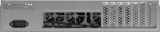 Lanberg Servergehäuse 650/12, schwarz/grau, 2HE, ATX