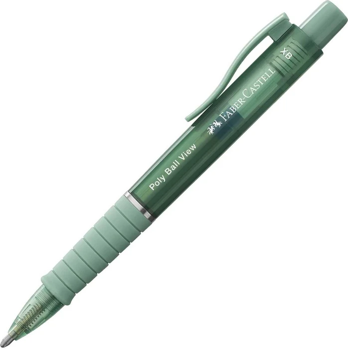 Faber-Castell Poly Ball View XB Kugelschreiber green lily