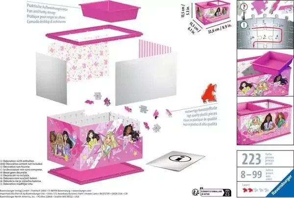 Ravensburger Puzzle Aufbewahrungsbox Barbie