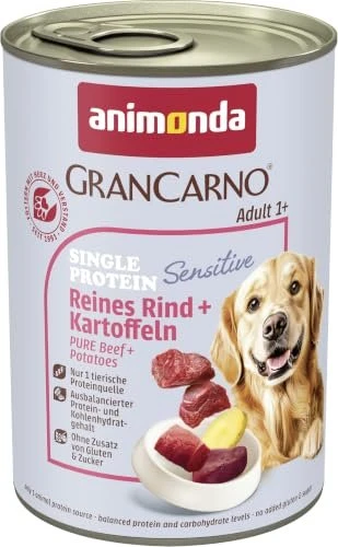 animonda GranCarno Sensitiv Reines Rind + Kartoffeln, 2.40kg (6x 400g)