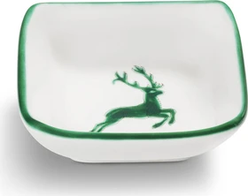 Gmundner Keramik Grüner Hirsch Schälchen quadratisch 9x9cm