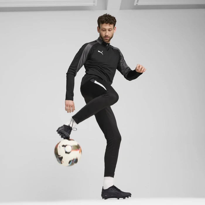 Puma individualLIGA Trainingshose lang puma black/puma white/shadow gray (Herren)