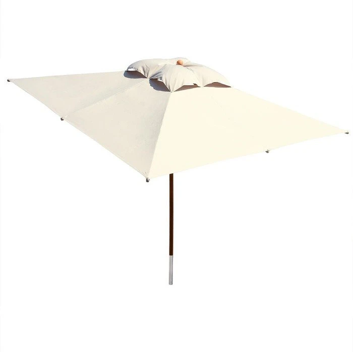anndora Marktschirm mit Knicker 300x300cm natural