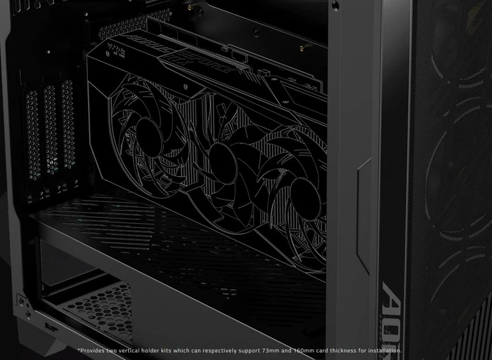 GIGABYTE AORUS C500 Glass, Glasfenster
