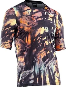 Northwave Bomb Flower Trikot kurzarm schwarz/orange (Herren)