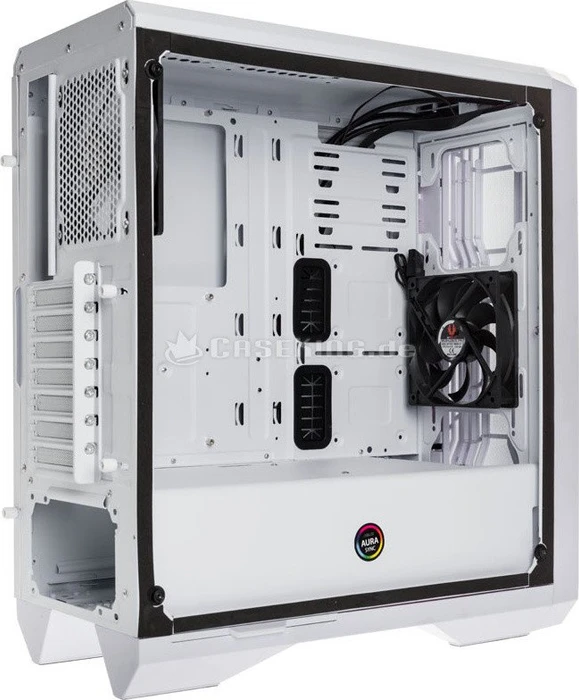 BitFenix Enso Mesh RGB, weiß, Glasfenster