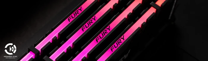 Kingston FURY Renegade RGB UDIMM 64GB Kit, DDR4-3600, CL18-22-22, 2RX8