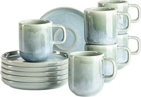 Mäser Cordelia Espressotassen-Set grün, 12-tlg.