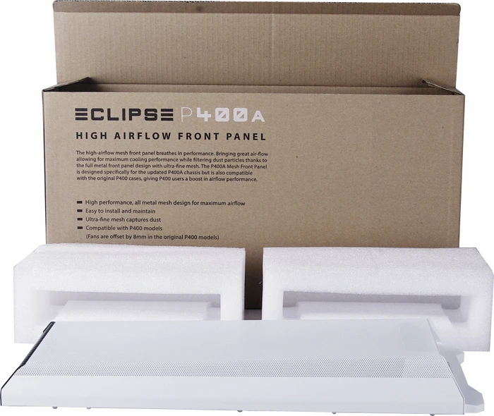 Phanteks Eclipse P400A Mesh Panel, weiß, Frontpanel für Eclipse P400/P400S/P400A