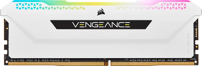 Corsair Vengeance RGB PRO SL weiß UDIMM 64GB Kit, DDR4-3200, CL16-20-20-38