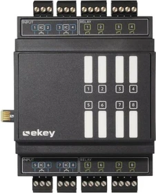 ekey home Controller-Erweiterungsmodul REG 8 Relais/Eingänge, 4TE REG, Schaltaktor (203211)