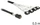 DeLOCK Kabel Mini SAS HD x4 SFF 8643 Stecker > 4x SATA 7 Pin Buchse, 0.5m (83392)