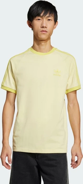 adidas Adicolor Classics 3-Streifen T-Shirt kurzarm powder yellow (Herren)