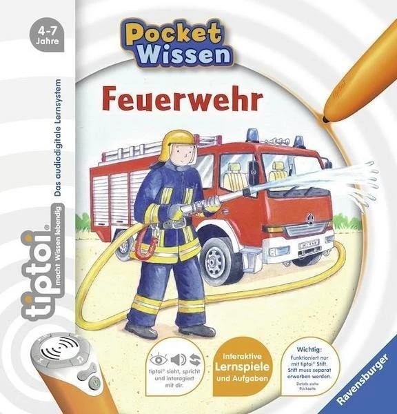 Ravensburger tiptoi Buch: Pocket Wissen: Feuerwehr