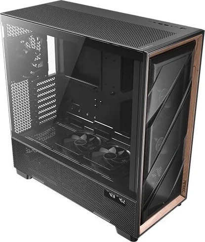 Antec Flux Pro, schwarz/braun, Glasfenster