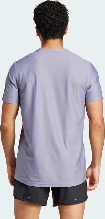 adidas Own The Run Laufshirt kurzarm silver violet (Herren)