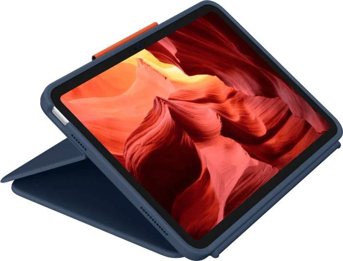 Logitech Rugged Combo 4 Touch für iPad 10, blau, DE