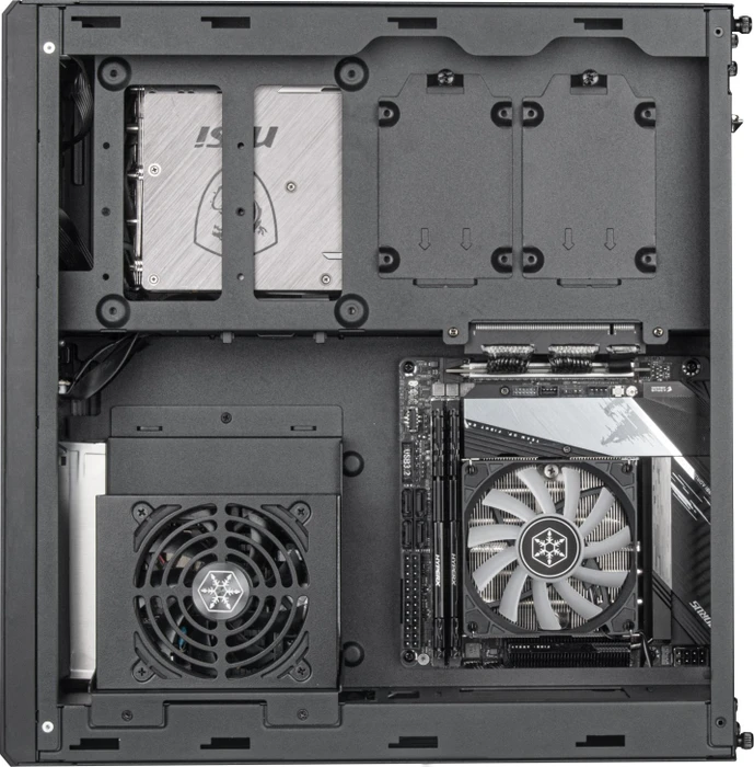 SilverStone Milo ML12, schwarz, Mini-ITX