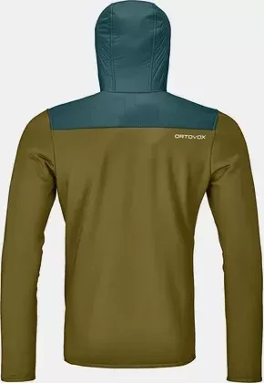 Ortovox Fleece Plus Anorak green moss (Herren)