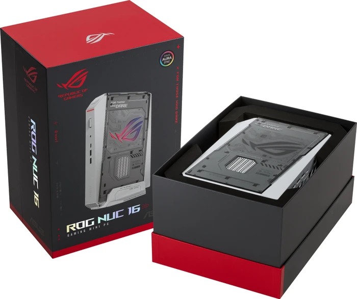 ASUS ROG NUC 16 - Jean Canyon - RNUC16JNK9X28AA2W, weiß, Core Ultra 9 290HX Plus, 32GB RAM, 2TB SSD, GeForce RTX 5080, EU-Netzkabel