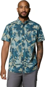 Columbia Rapid Rivers Hemd kurzarm everblue/bontaniflage (Herren)