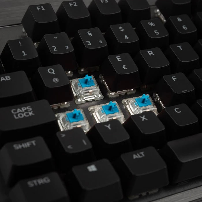 Mountain Everest Core, TKL, LEDs RGB, Gunmetal Gray, MX RGB BLUE, USB, DE