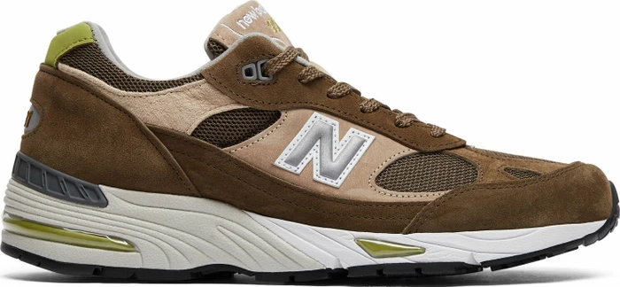 New Balance 991 Made in UK dark green/beige/white (Herren)