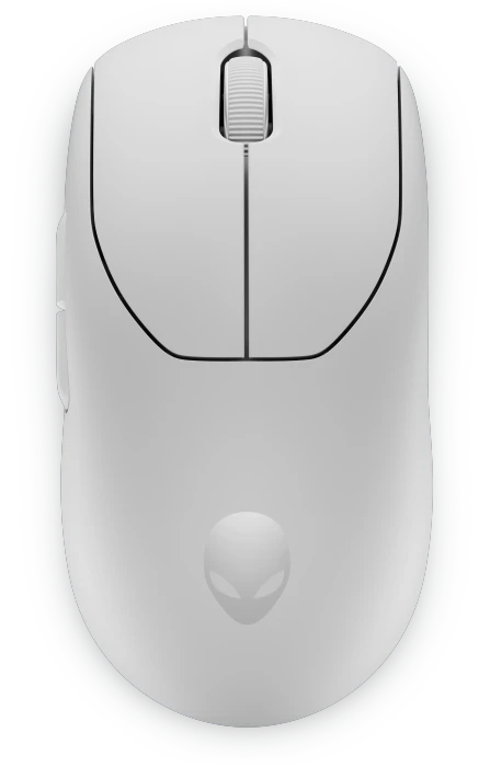Dell Alienware Pro Wireless Gaming Mouse, Lunar Light, USB