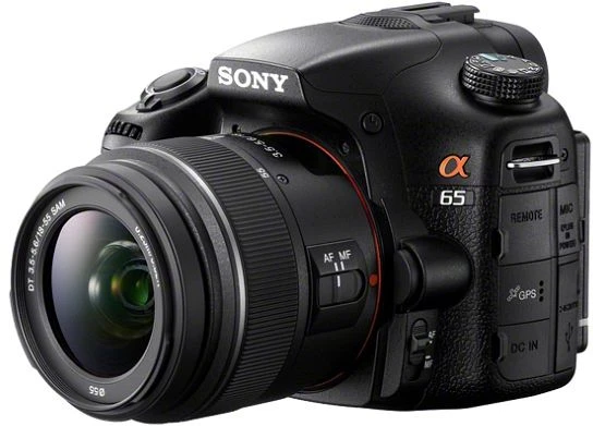 Sony Alpha 65 mit Objektiv 18-55mm 3.5-5.6 DT SAM