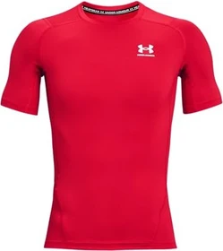 Under Armour HeatGear Armour Funktionsshirt kurzarm rot/weiß (Herren)