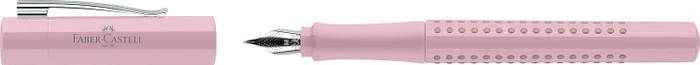 Faber-Castell Füller Grip 2010 rose shadows, rechte Hand/linke Hand, mittel, 2er-Set, Blister