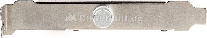 Lamptron CP120 V2, PCI-Slotblende, Lüftersteuerung, 1-Kanal, silber