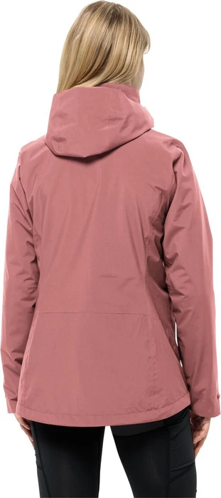 Jack Wolfskin Luntal 3in1 Funktionsjacke mineral red (Damen)