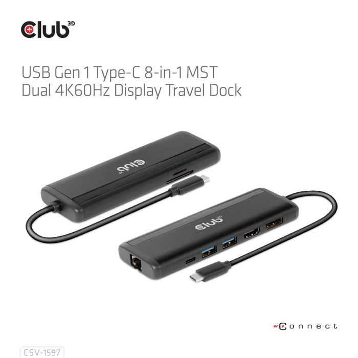 Club 3D 7in1 Hub, USB-C 3.0 [Stecker]