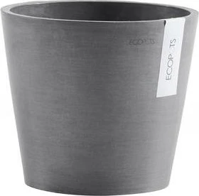 Ecopots Kunststoff-Topf Amsterdam 20cm grey