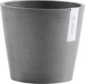 Ecopots Kunststoff-Topf Amsterdam 20cm grey