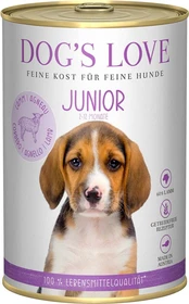 PetCo Dog's Love Junior Lamm mit Kürbis und Kamille, 2.40kg (6x 400g)