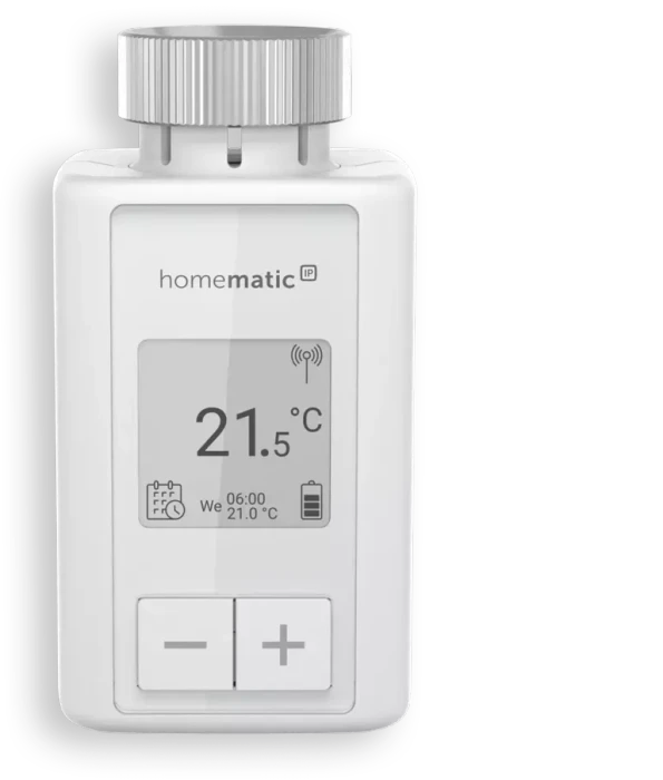 eQ-3 Homematic IP Heizkörperthermostat Flex weiß, Heizungssteuerung